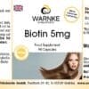 Biotin 5mg (Warnke) - englisch