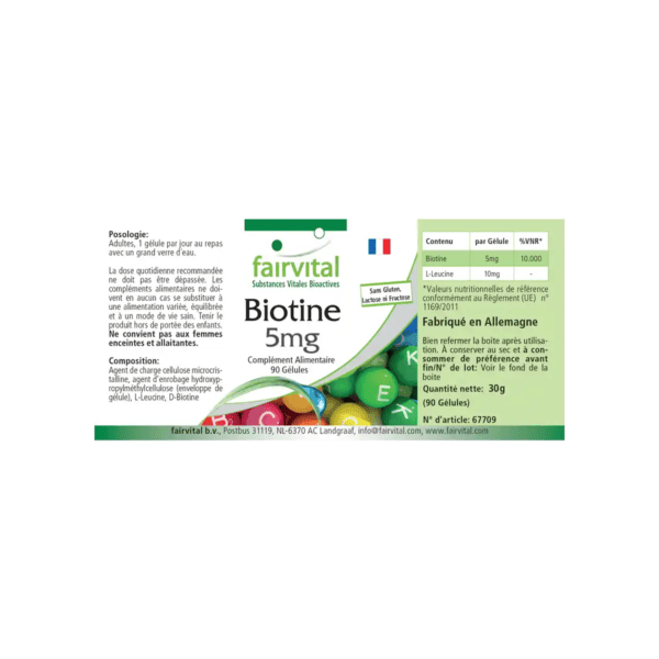 Biotin 5mg (fairvital) französisch