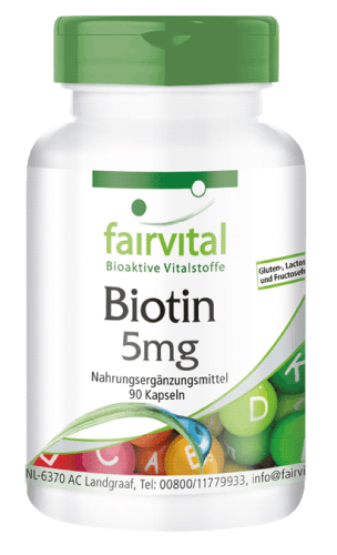 Biotin 5mg (fairvital)