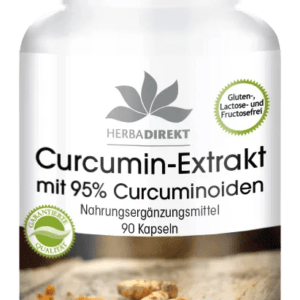 Curcumin Extrakt mit 95% Curcuminoiden (Warnke)