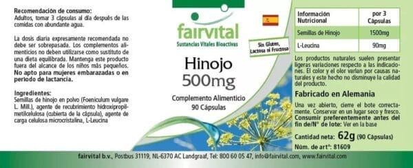 Fenchel 500mg (fairvital)_spanisch