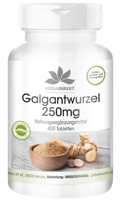 Galgantwurzel 250mg (Warnke)