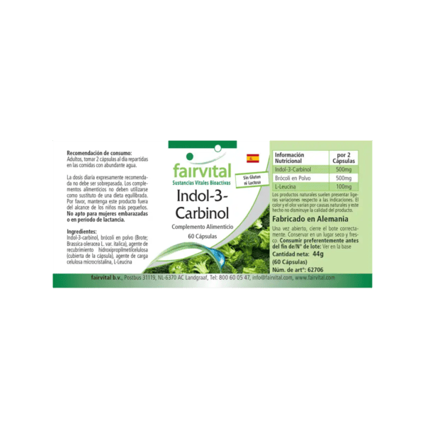 Indol-3-Carbinol (fairvital) spanisch