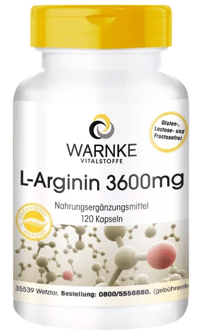 L-Arginin 3600mg (Warnke)