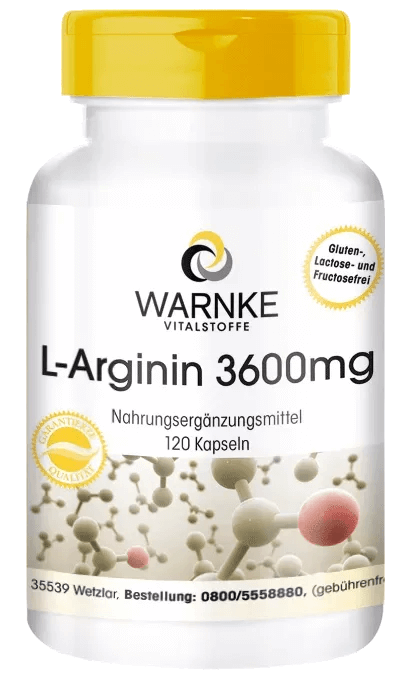 L-Arginin 3600mg (Warnke)