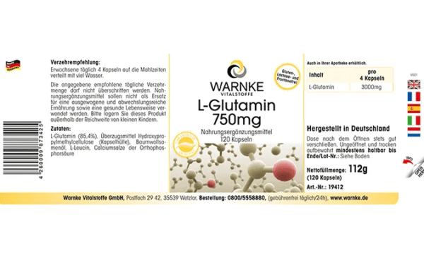 L-Glutamin 750mg (Warnke) - deutsch