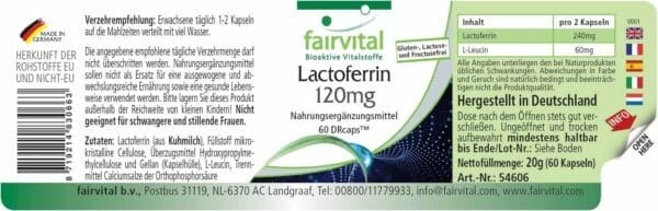 Lactoferrin 120mg (fairvital)_deutsch