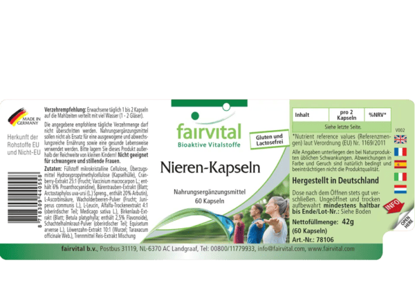Nieren Kapseln (fairvital)_deutsch