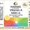 Vitamin A 5000 I.E. (Warnke) - deutsch