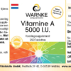 Vitamin A 5000 I.E. (Warnke) - niederländisch