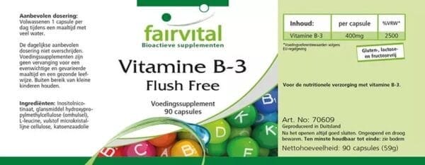 Vitamin B-3 400mg Flush Free (fairvital)_niederländisch