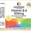 Vitamin B5 500mg (Warnke) - deutsch