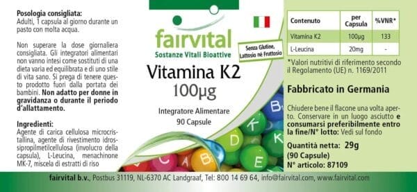 Vitamin K2 100µg (fairvital)_italienisch