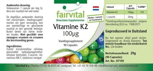 Vitamin K2 100µg (fairvital)_niederländisch