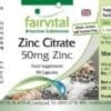 Zinkcitrat mit 50mg Zink (fairvital)_englisch