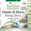 Zinkcitrat mit 50mg Zink (fairvital)_italienisch