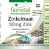 Zinkcitrat mit 50mg Zink (fairvital)_niederländisch