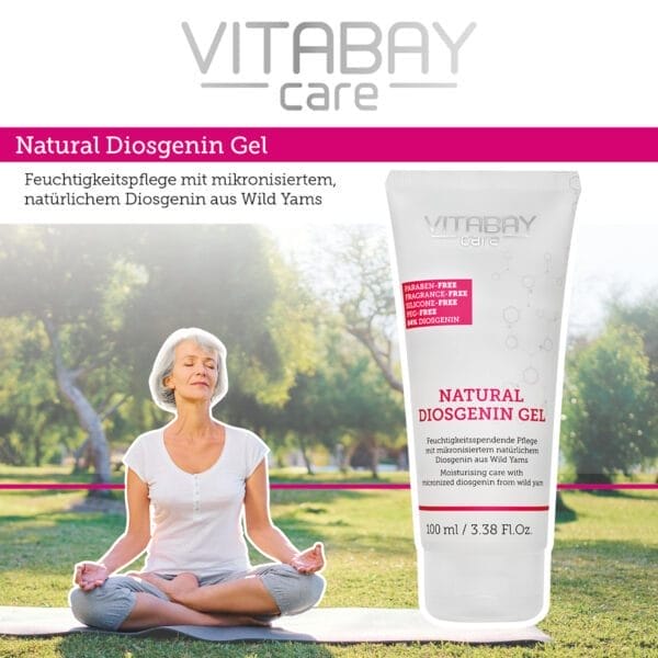 Natural Diosgenin Gel extra stark - 64% Diosgenin aus 80% Wild Yams Extrakt (Vitabay)_4