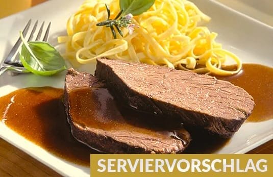 Soße zu Braten Exklusiv (tahedl) Serviervorschlag