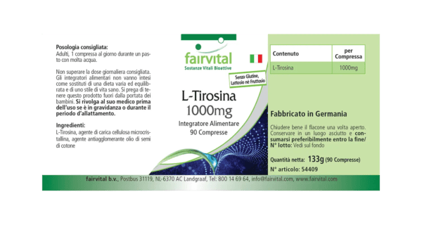 L-Tyrosin 1000mg (fairvital)_italienisch