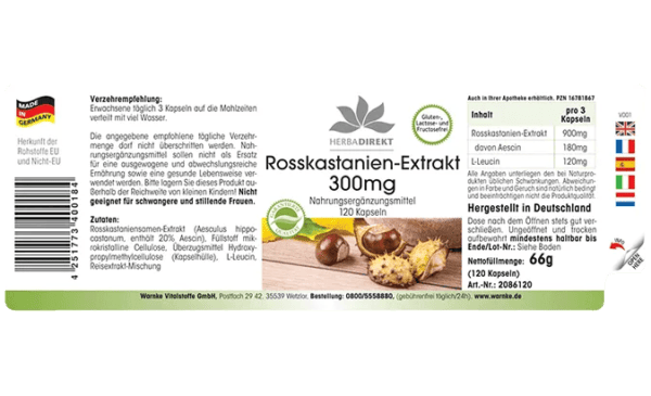 Rosskastanien-Extrakt 300mg (Warnke)_deutsch