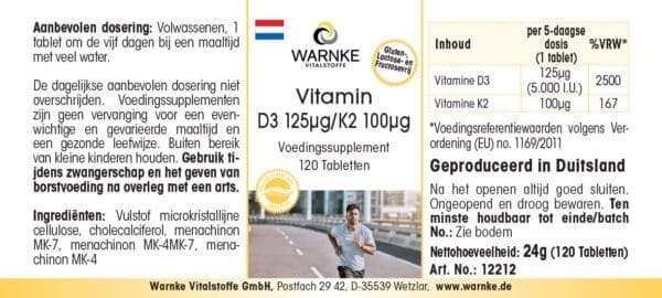 Vitamin D3 125µg K2 100µg (Warnke)_niederländisch