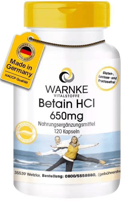 Betain HCl 650mg (Warnke)